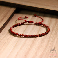 Red Jasper Bracelet | Delicate Layering Gemstone Jewelry