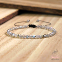 Moonstone Bracelet | Delicate Layering Gemstone Jewelry