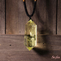 Citrine Necklace | Boho Crystal Pendant Jewelry