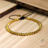 Kupferarmband mit Perlen | Zarter Lagen-Edelsteinschmuck