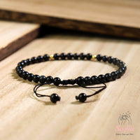 Obsidian Bracelet | Delicate Layering Gemstone Jewelry