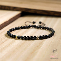 Obsidian Bracelet | Delicate Layering Gemstone Jewelry