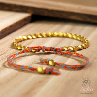 Copper Beads Bracelet | Delicate Layering Gemstone Jewelry