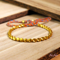Copper Beads Bracelet | Delicate Layering Gemstone Jewelry