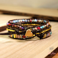 Jasper Wrap Bracelet | Crystal Jewelry