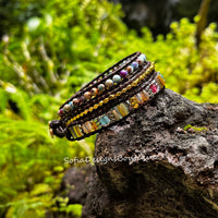 Jasper Wrap Bracelet | Crystal Jewelry