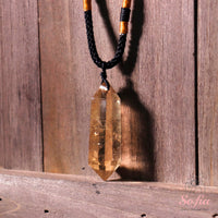Smoky Quartz Necklace | Boho Crystal Pendant Jewelry