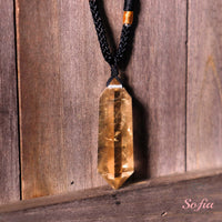 Smoky Quartz Necklace | Boho Crystal Pendant Jewelry