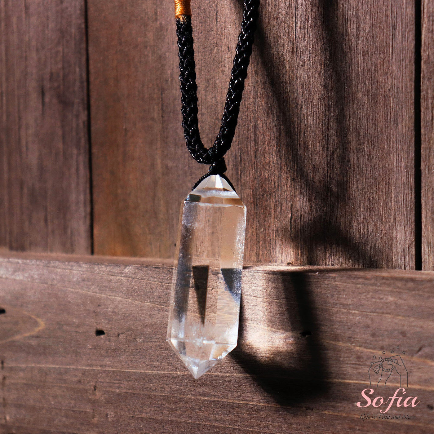 Clear Quartz Necklace | Boho Crystal Pendant Jewelry