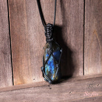 Labradorite Necklace | Boho Crystal Pendant Jewelry