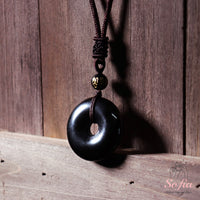 Obsidian Necklace | Boho Crystal Pendant Jewelry