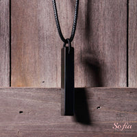 Obsidian Necklace | Boho Crystal Pendant Jewelry