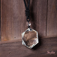 Clear Quartz Necklace | Boho Crystal Pendant Jewelry