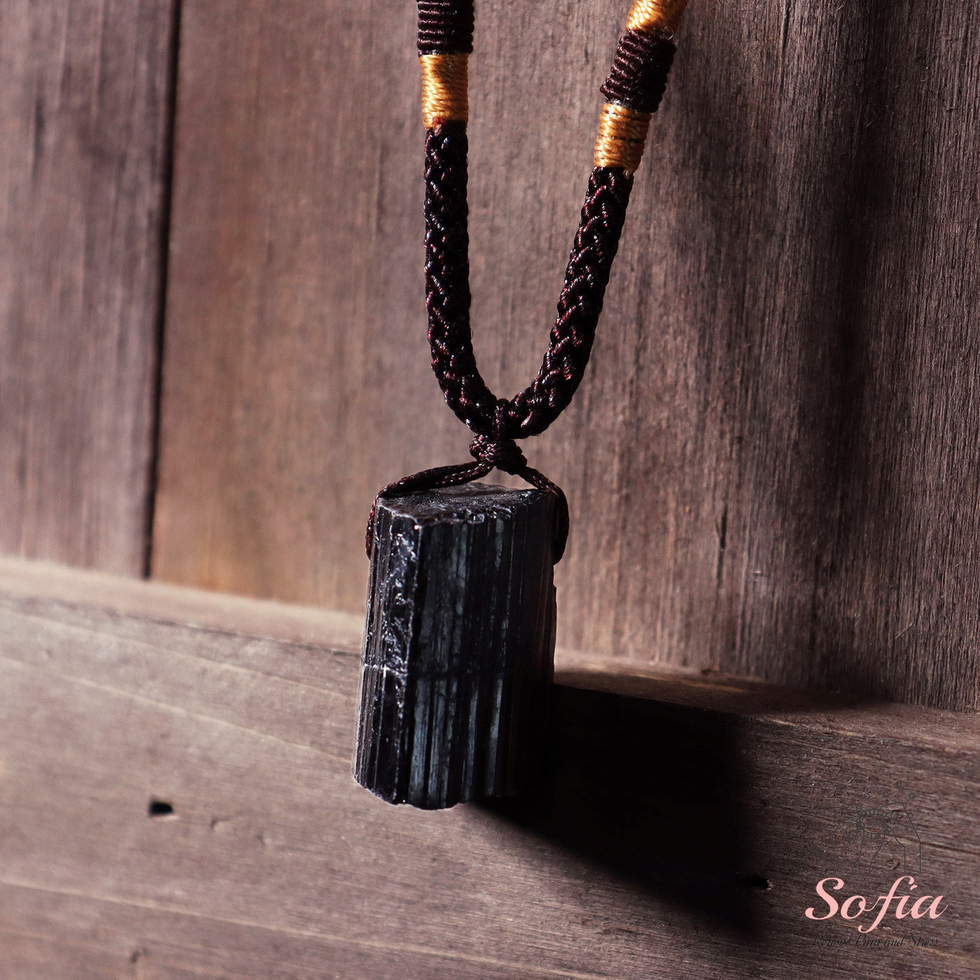 Tourmaline Necklace | Boho Crystal Pendant Jewelry