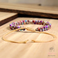 Sea Sediment Jasper Bracelet | Layering Gemstone Jewelry
