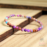 Sea Sediment Jasper Bracelet | Beaded Crystal Jewelry