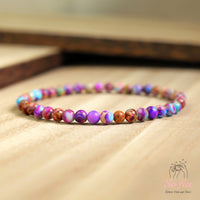Sea Sediment Jasper Bracelet | Beaded Crystal Jewelry