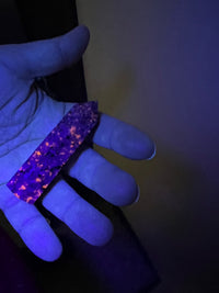 UV-Reactive Yooperlite Crystal Tower | Crystal Stone Decor