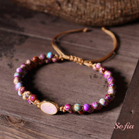 Imperial Jasper Bracelet | Layering Gemstone Jewelry