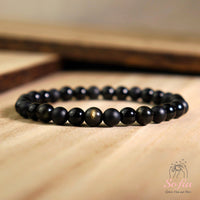 Triple Protection Bracelet | Obsidian & Onyx Crystal Jewelry