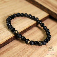 Triple Protection Bracelet | Obsidian & Onyx Crystal Jewelry
