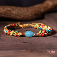 Amazonite & Jasper Bracelet | Layering Gemstone Jewelry