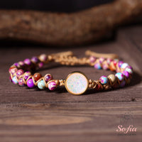 Imperial Jasper Bracelet | Layering Gemstone Jewelry