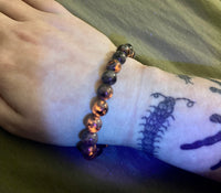 Yooperlite Bracelet UV Reactive | Beaded Crystal Jewelry