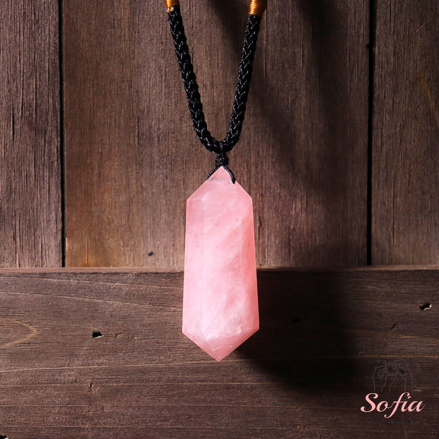 Rose quartz Necklace | Natural Stone Jewelry - photo 1
