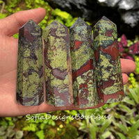 Dragon Bloodstone Crystal Tower | Crystal Stone Decor