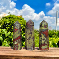 Dragon Bloodstone Crystal Tower | Crystal Stone Decor