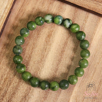 Jade Beaded Bracelet | Beaded Crystal Jewelry