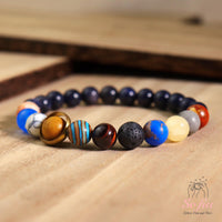 Galaxy Planet Bracelet | Beaded Crystal Jewelry