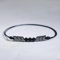 Hematite Anklet | Minimalist Design Crystal Jewelry