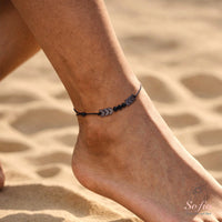 Hematite Anklet | Minimalist Design Crystal Jewelry