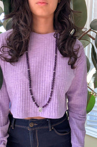 Yooperlite Necklace | UV Reactive 108 Mala Jewelry