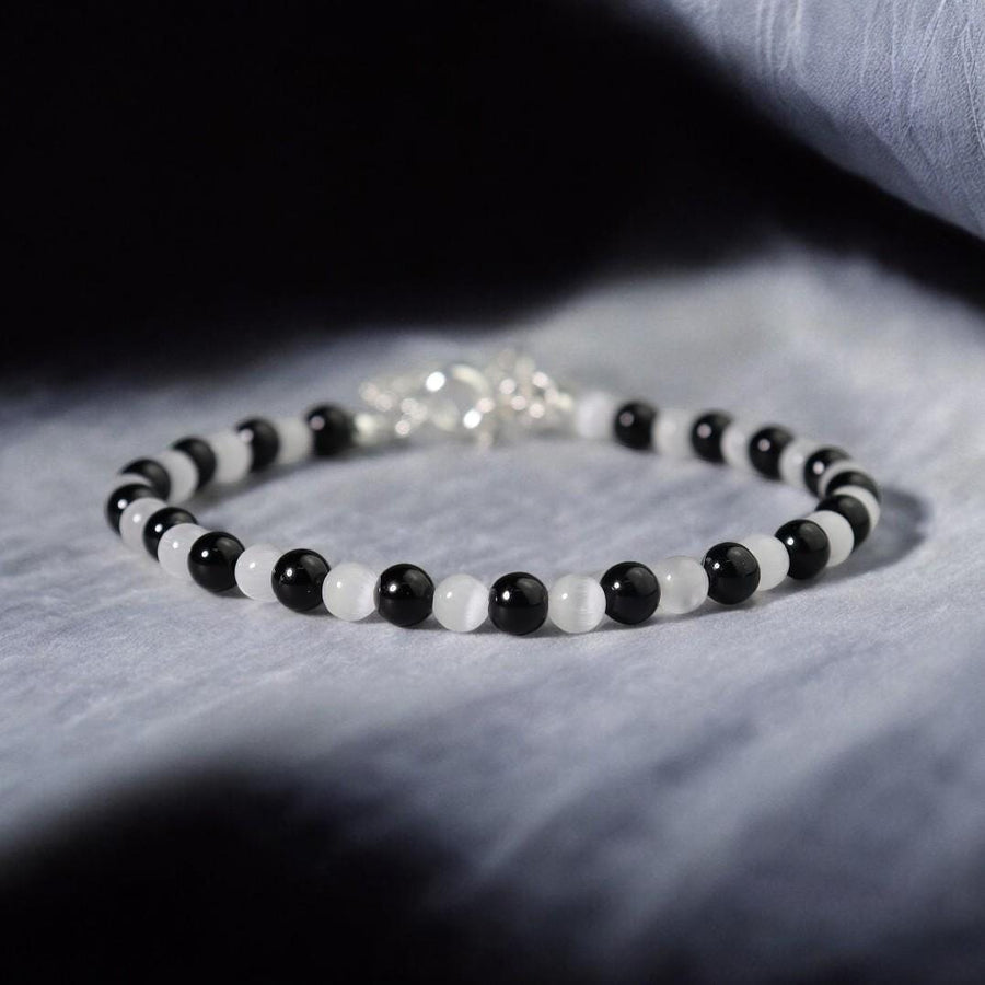 Selenite Bracelet | Empath Protection Jewelry â€?Gift for Her & Gift for Him - photo 1