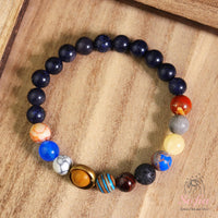 Galaxy Planet Bracelet | Beaded Crystal Jewelry