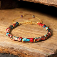 Imperial Jasper Bracelet | Delicate Layering Gemstone Jewelry