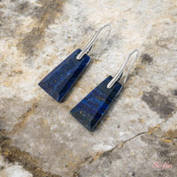 Lapis Lazuli Earrings | Boho Drop Earring | Crystal Jewelry