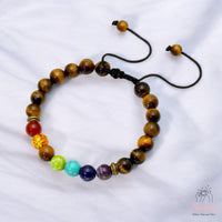 Tigers Eye Chakra Bracelet | Layering Gemstone Jewelry