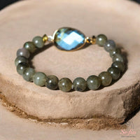 Labradorite Stretch Bracelet | Crystal Jewelry