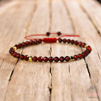 Garnet Bracelet | Delicate Layering Gemstone Jewelry