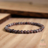 4MM Yooperlite Bracelet UV Reactive | Dainty Beaded Crystal Jewelry