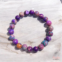 Sea Sediment Jasper Bracelet | Beaded Crystal Jewelry