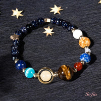 Galaxy Planet Bracelet | Beaded Crystal Jewelry
