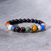 Galaxy Planet Bracelet | Beaded Crystal Jewelry