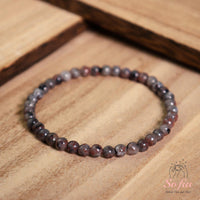 4MM Yooperlite Bracelet UV Reactive | Dainty Beaded Crystal Jewelry
