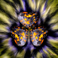 UV-Reactive Yooperlite Crystal Heart | Crystal Stone Decor