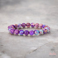 Sea Sediment Jasper Bracelet | Beaded Crystal Jewelry